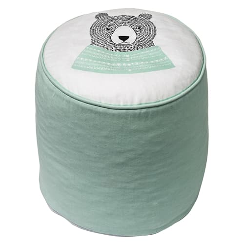 Puff Bjørn Mint Bloomingville
