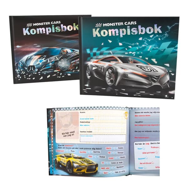 Monster Cars Kompisbok Bil 121