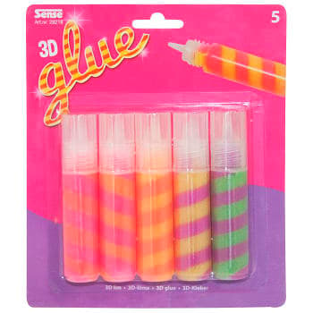 Sense Striped 3D glue 5-pack