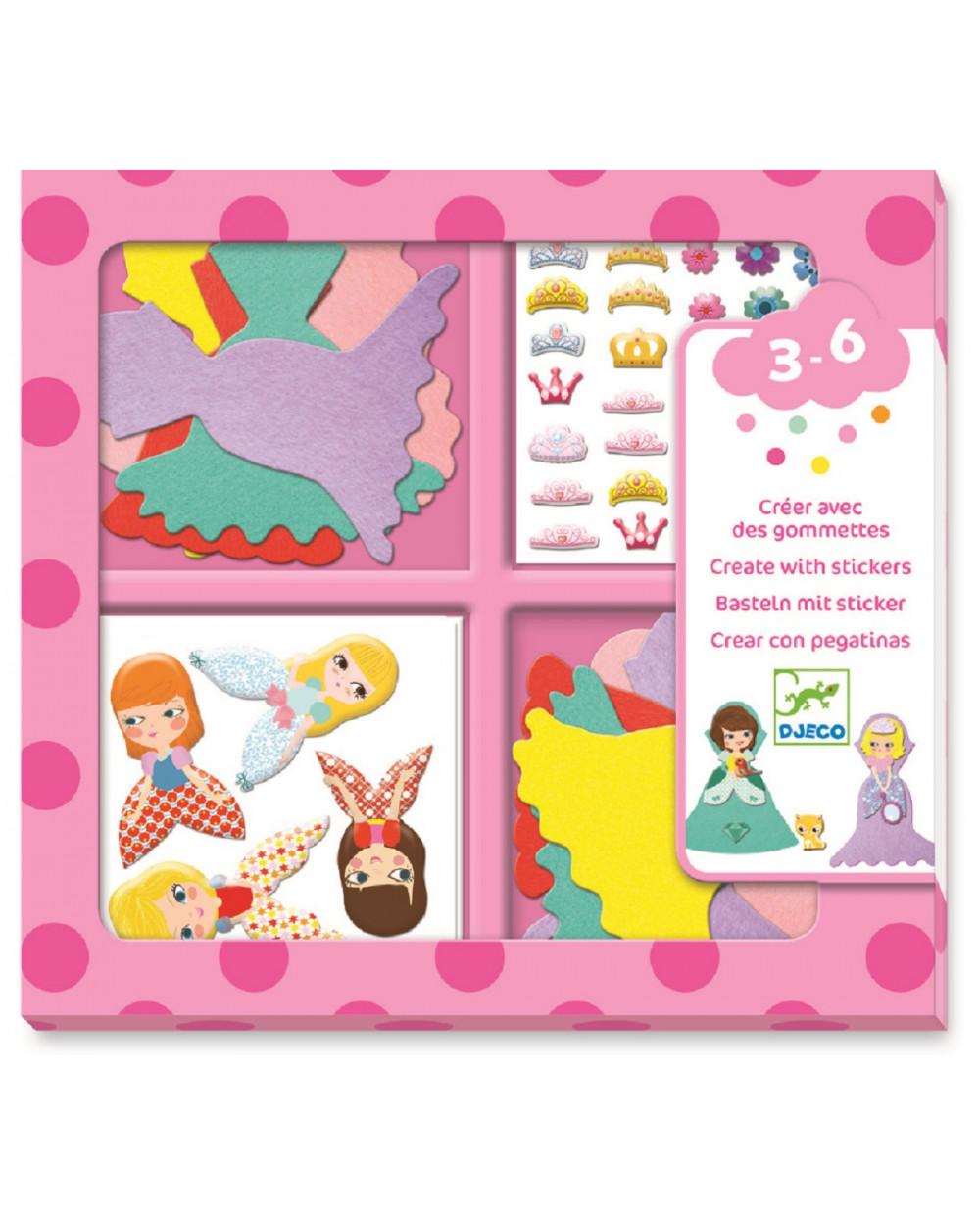 Pysselset I love princesses, Djeco