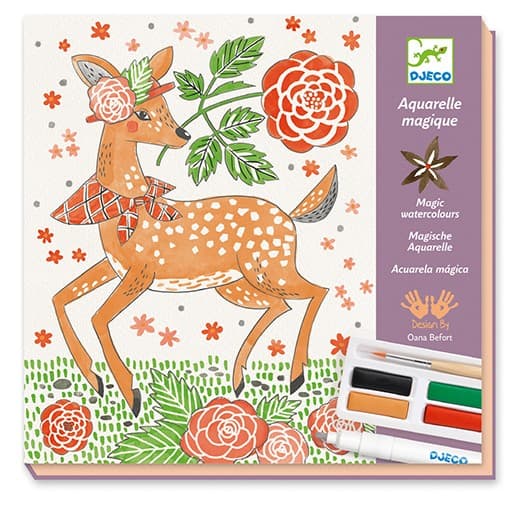Akvarellset Dandy of the woods, Djeco