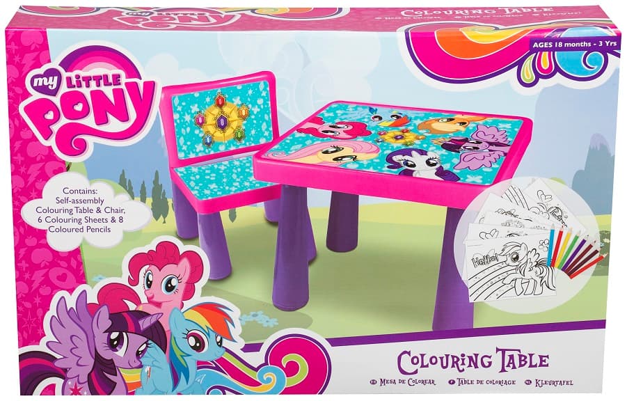 Ritbord och stol med tillbehör, My Little Pony