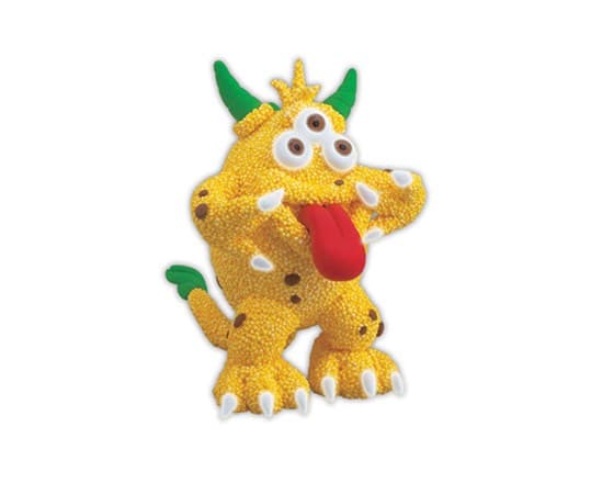 Modellerfoam Lav selv Monster inkl værktøj gul
