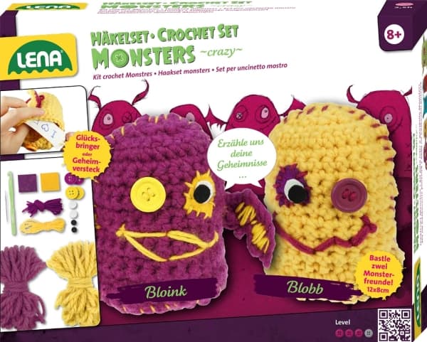 Lena Monster Hækle sæt 'Crazy'