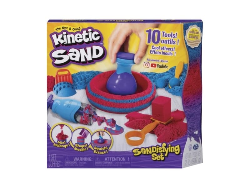 Kinetic Sand Sandisfying Set, Multifärg, 3 År, Pojke/flicka, inomhus, Not for children under 36 months, 305 mm