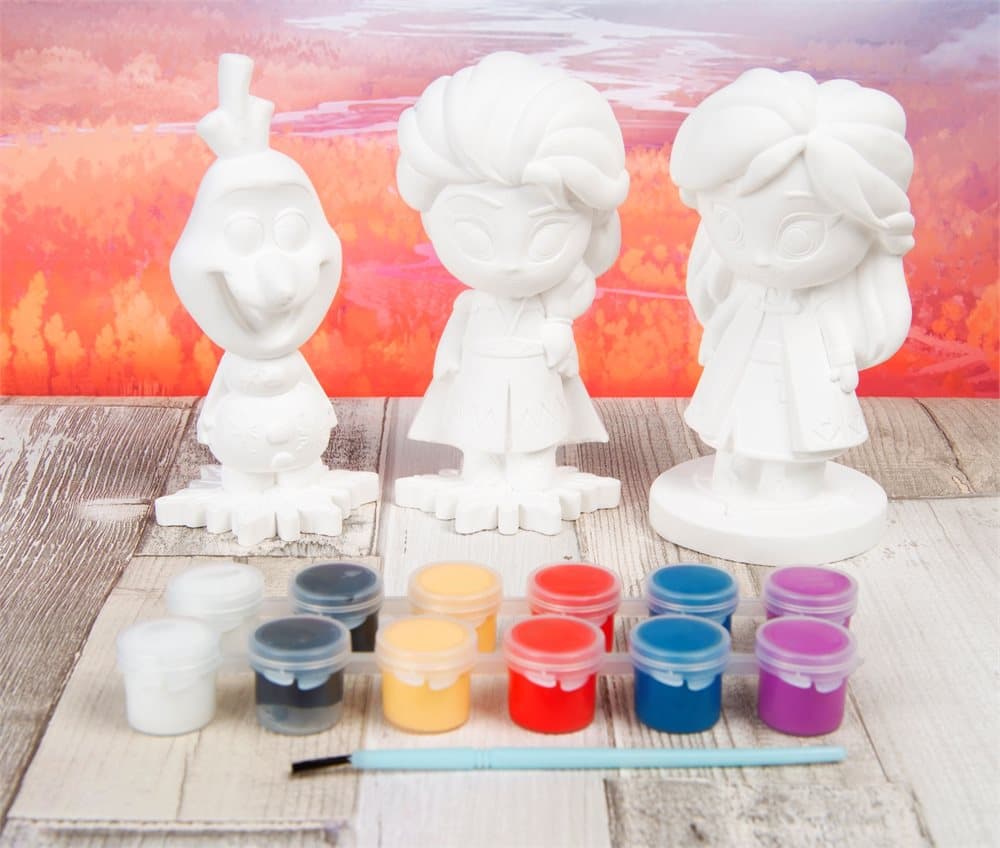 Frozen 2 - Måla Din Egen Figur 3-pack