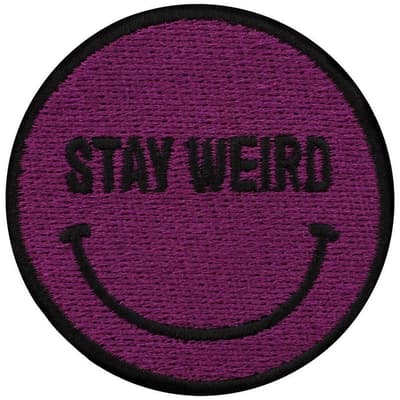 Grindstore Stay Weird Smile Patch