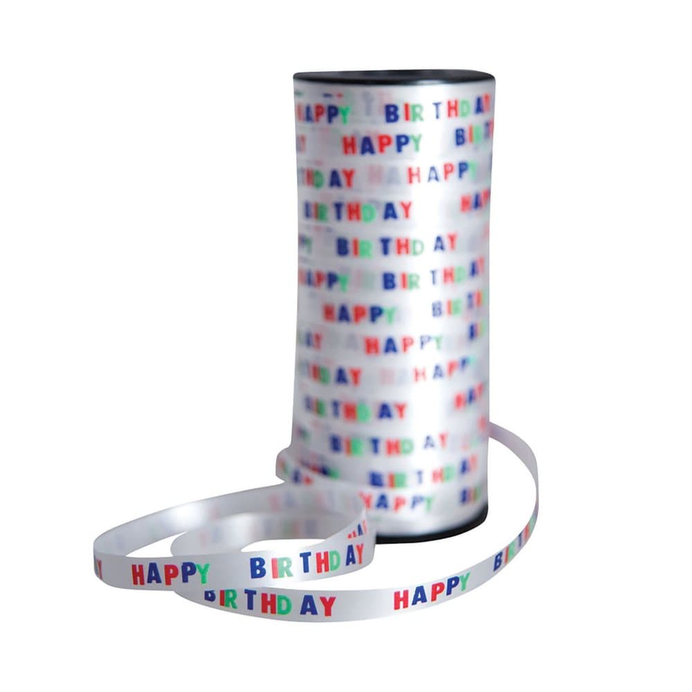 Bristol Novelty Happy Birthday Curling Ribbon