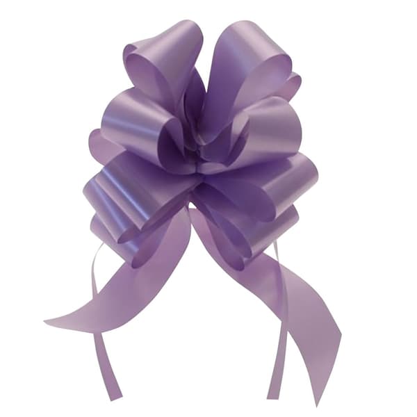 Apac 30mm Pull Bows (Pack Of 30) Lilac 30mm