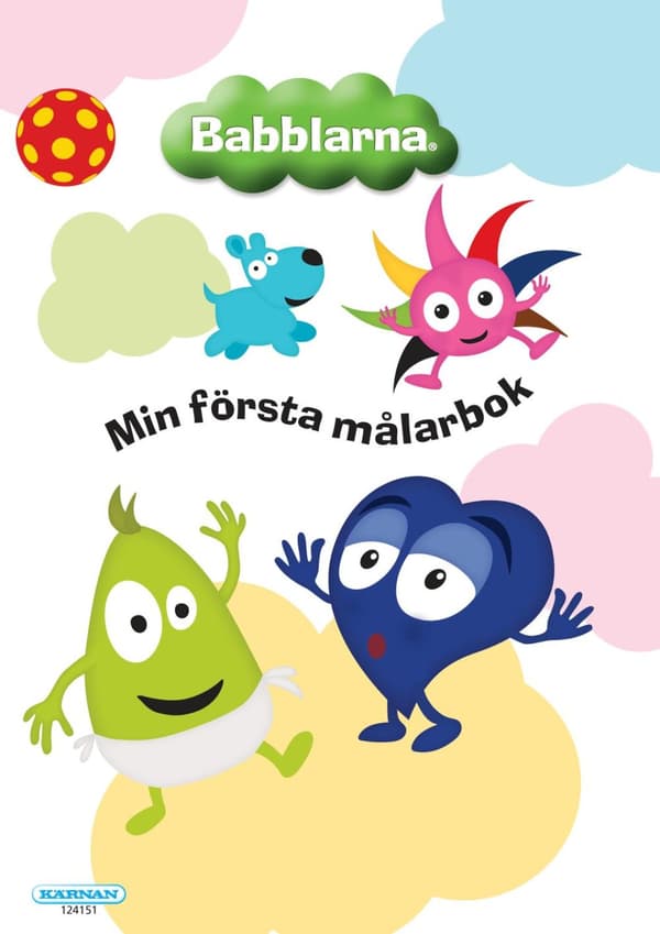 Babblarna Min Första Målarbok