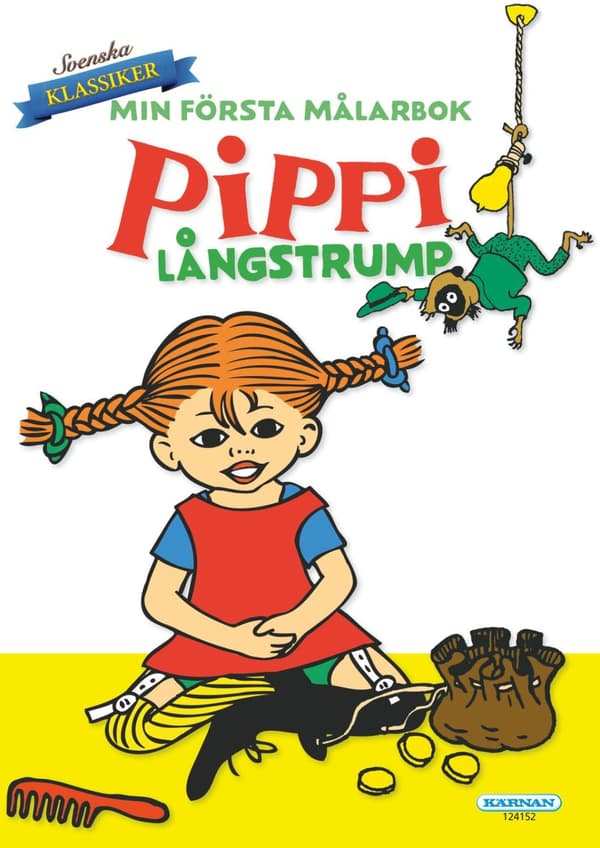 Pippi Min Första Målarbok