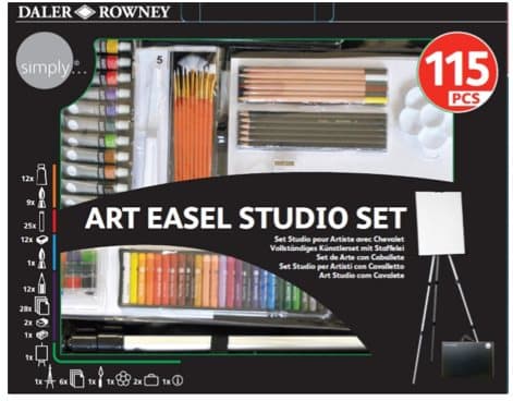 Daler-Rowney Art maalaussetti, 115 osaa