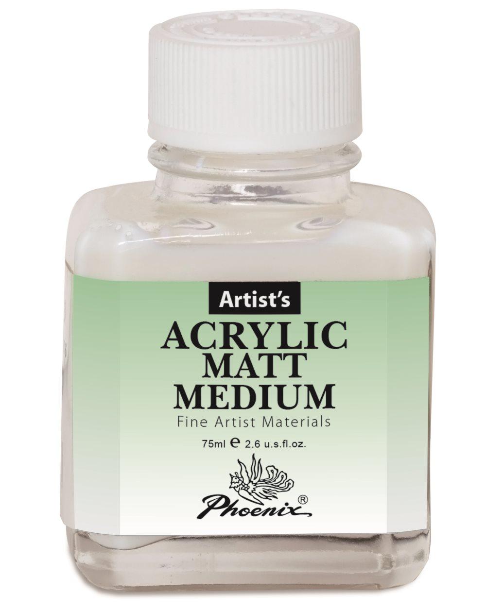 Akryl matt målarmedium 75ml
