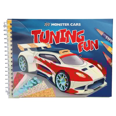 Monster Cars Tuning Fun Coloring Book