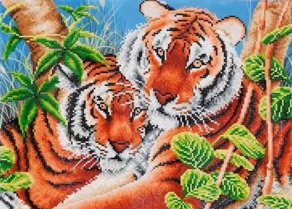 Diamond Dotz 52 x 37 cm - Tigre