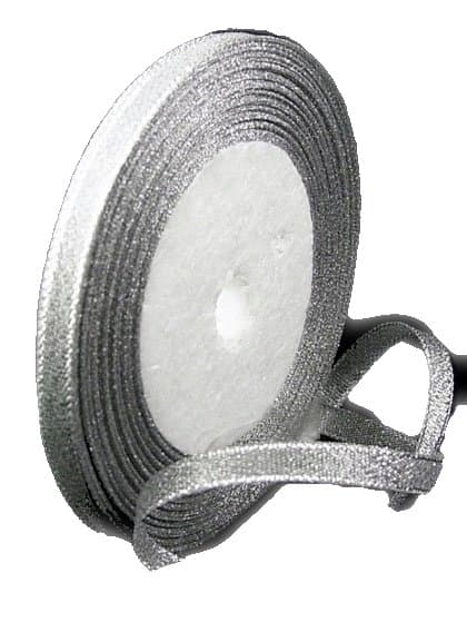 12 mm rulle silver glitterband 18 meter