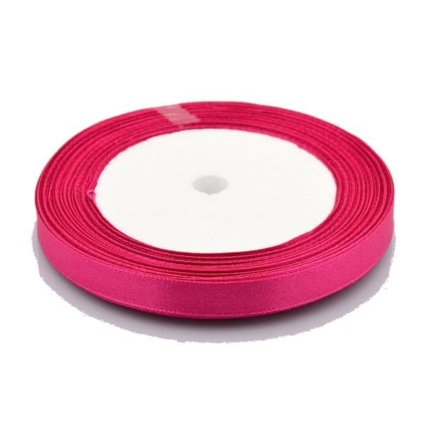 fuschia sidenband 10 mm 1 rulle