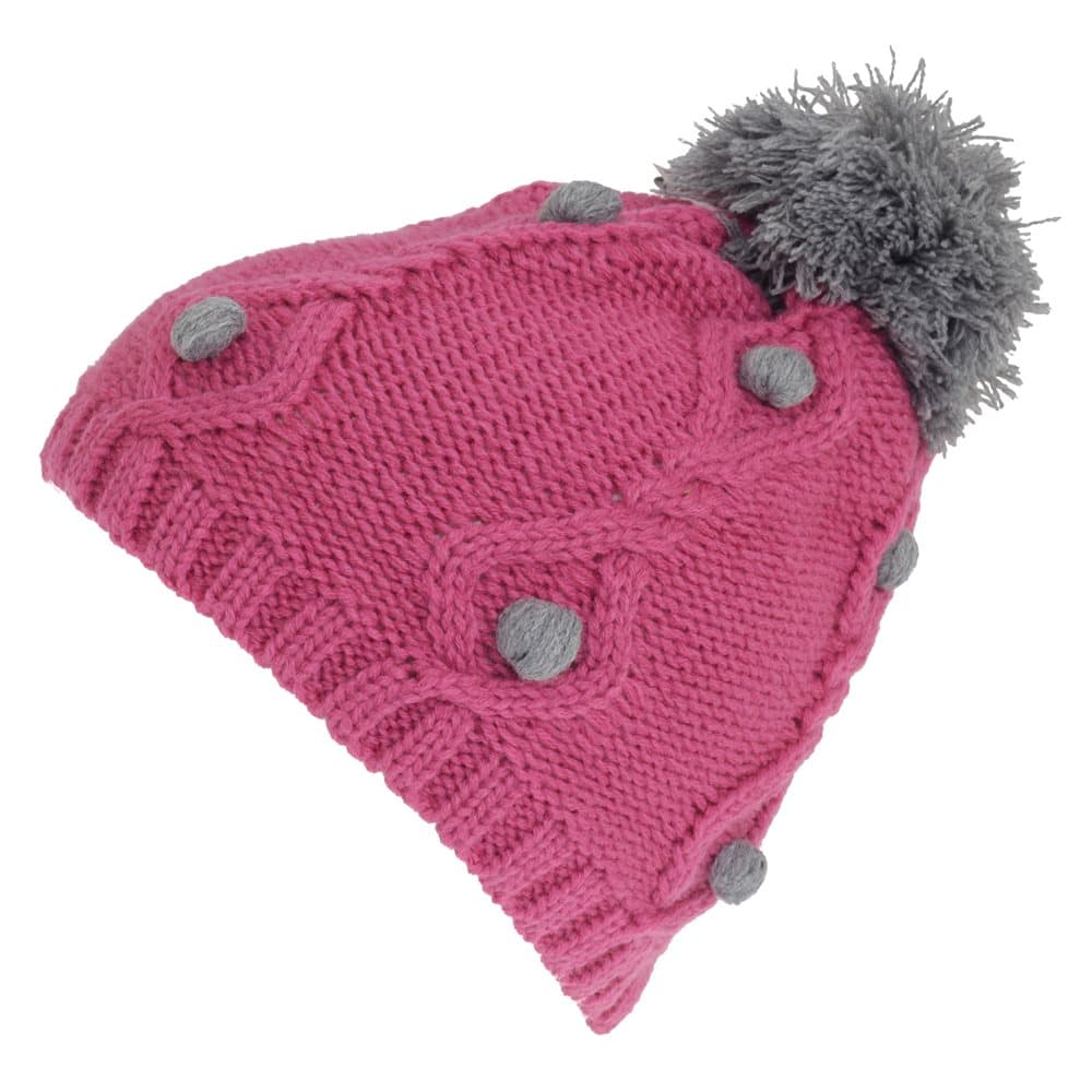 Childrens/Kids Knit Winter Bobble Detail Hat