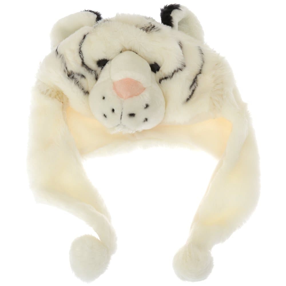 Childrens/Kids Animal Design Soft Winter Trapper Hat With Tassels