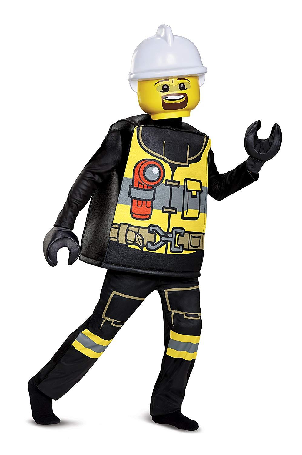 LEGO Brandman, Maskeraddräkt Deluxe, Strl M