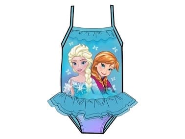 Baddräkt, blå, Disney Frozen, stl 92