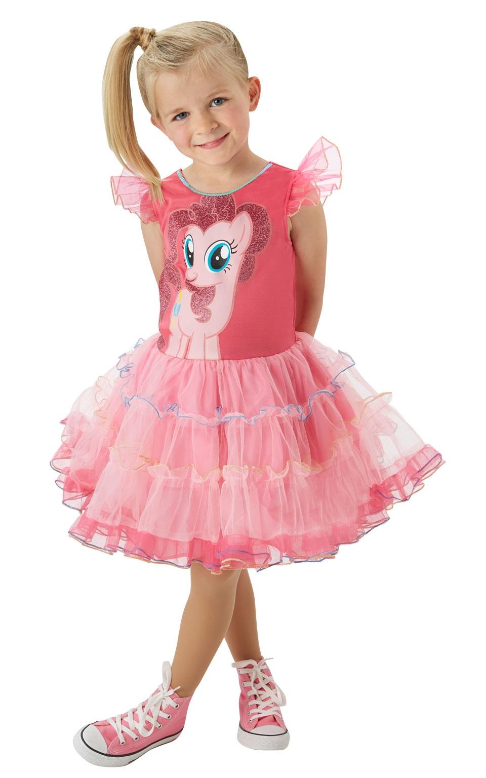 Maskeraddräkt Pinkie Pie, My Little Pony, Strl 104, Rubies