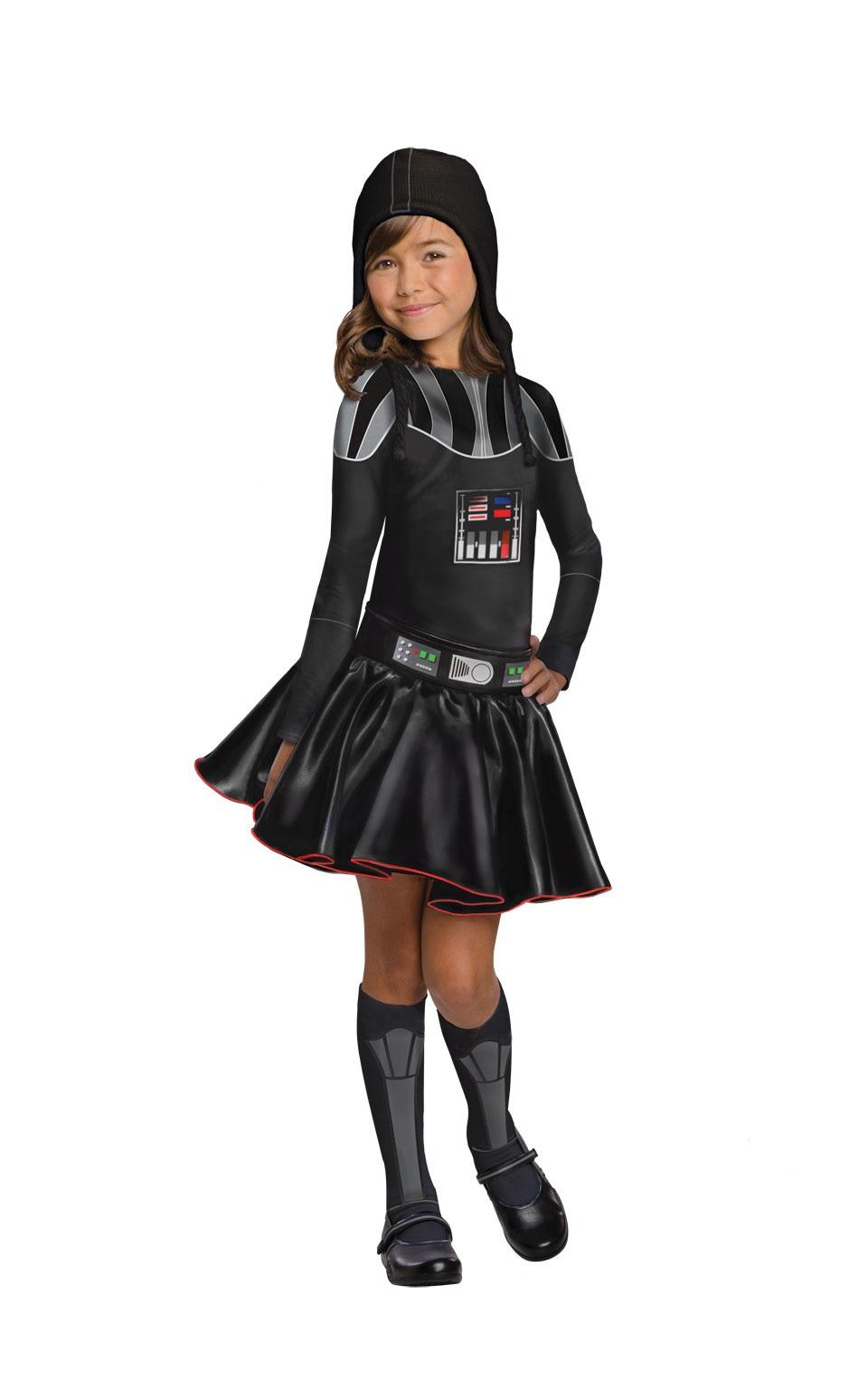 Star Wars Darth Vader Klänning Maskeraddräkt Barn