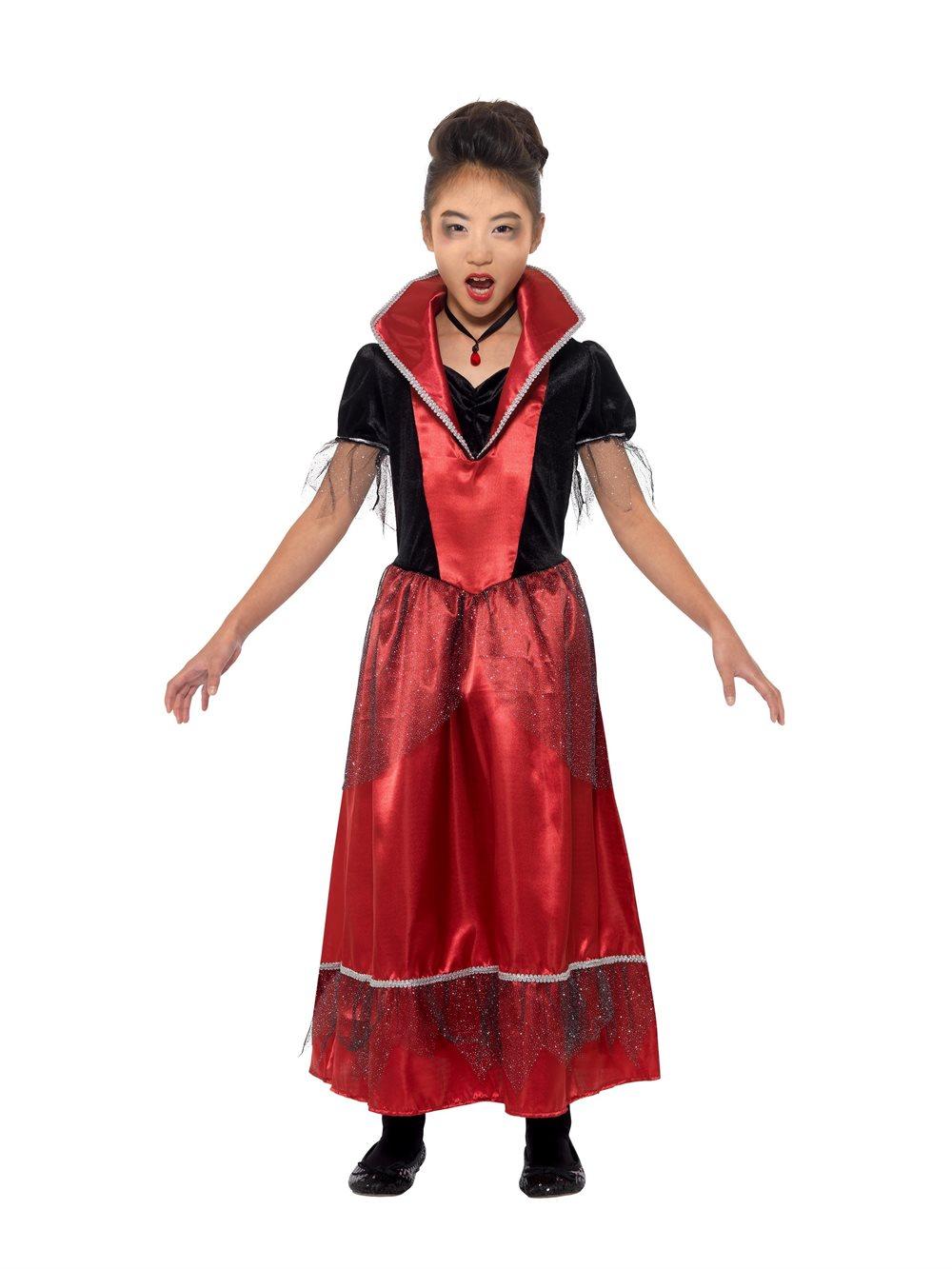 Vampyr Prinsessa Maskeraddräkt Barn, LARGE