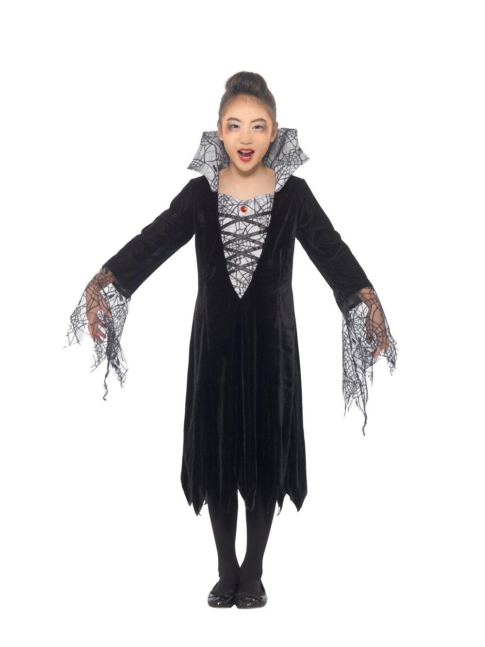 Vampyr Spindel Maskeraddräkt Barn, MEDIUM