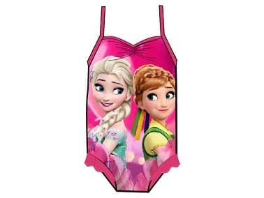 Baddräkt, fuchsia, strl 2, Disney Frozen