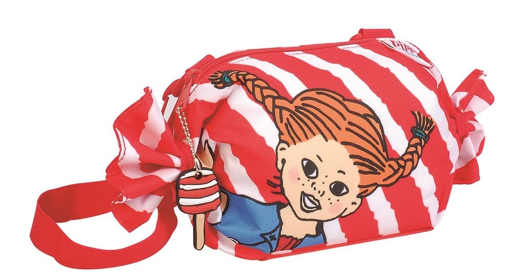 Pippi Långstrump Axelremsväska karamell