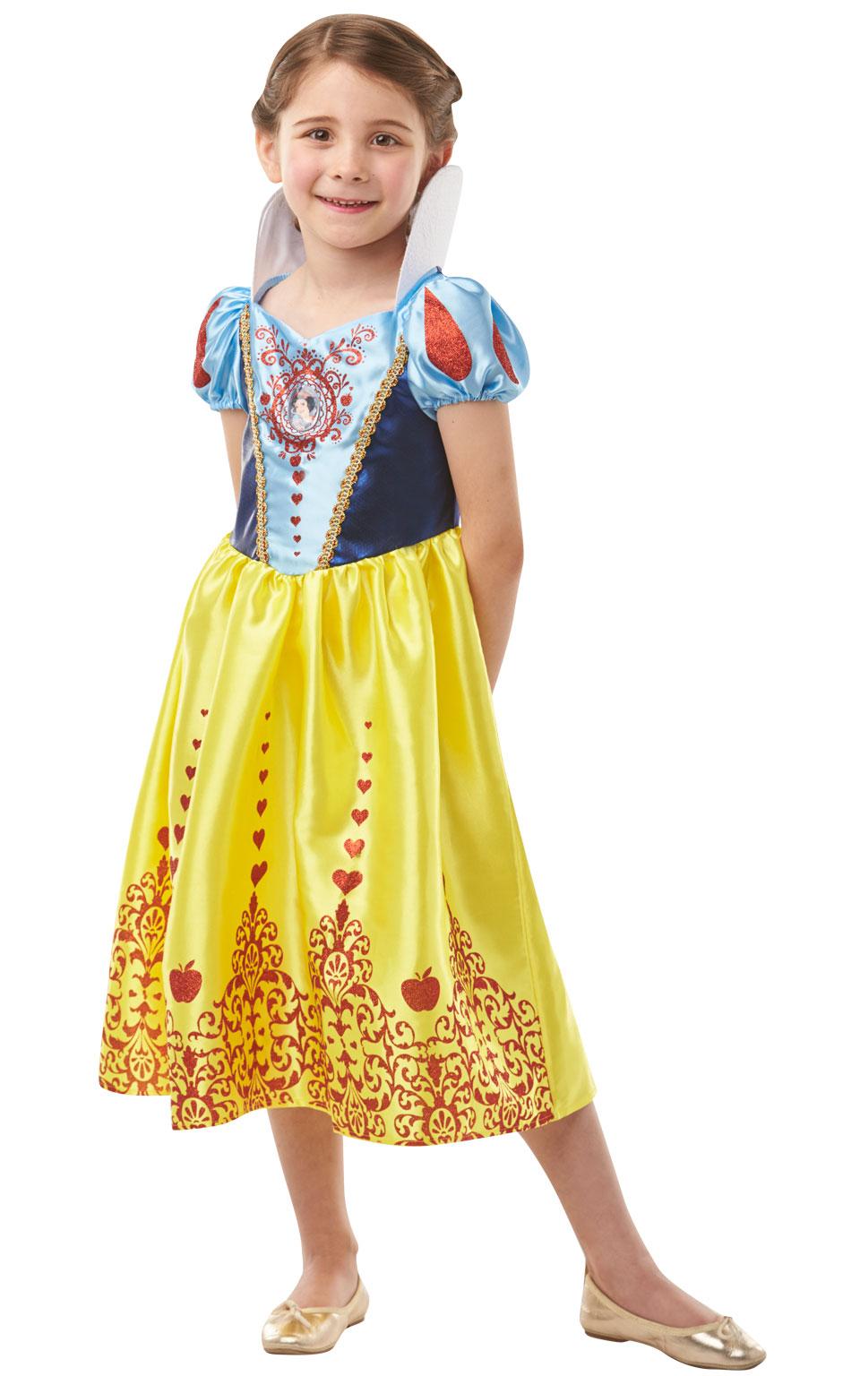 Disney Princess Snövit Klänning Maskeraddräkt Barn