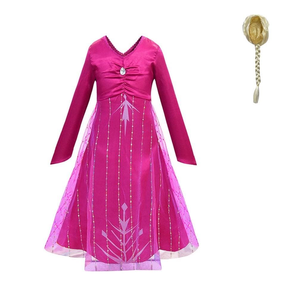 Frost Elsa Anna, klänning accessoarer barn strl.110