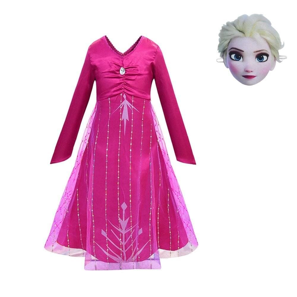 Frost Elsa Anna, klänning accessoarer barn strl.110