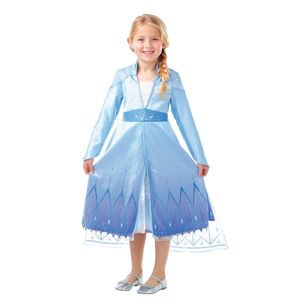 Frozen 2 Elsa Premium Barn Karnevalskostyme