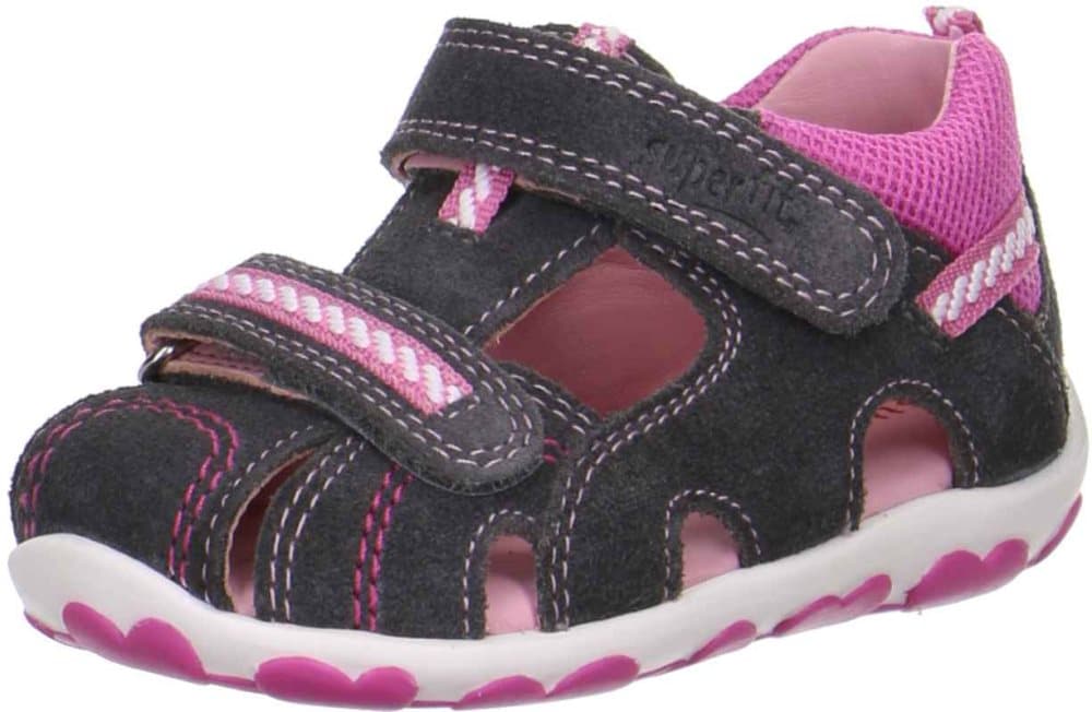 Sandal Fanni Strl 21, Svart/ Rosa, Superfit
