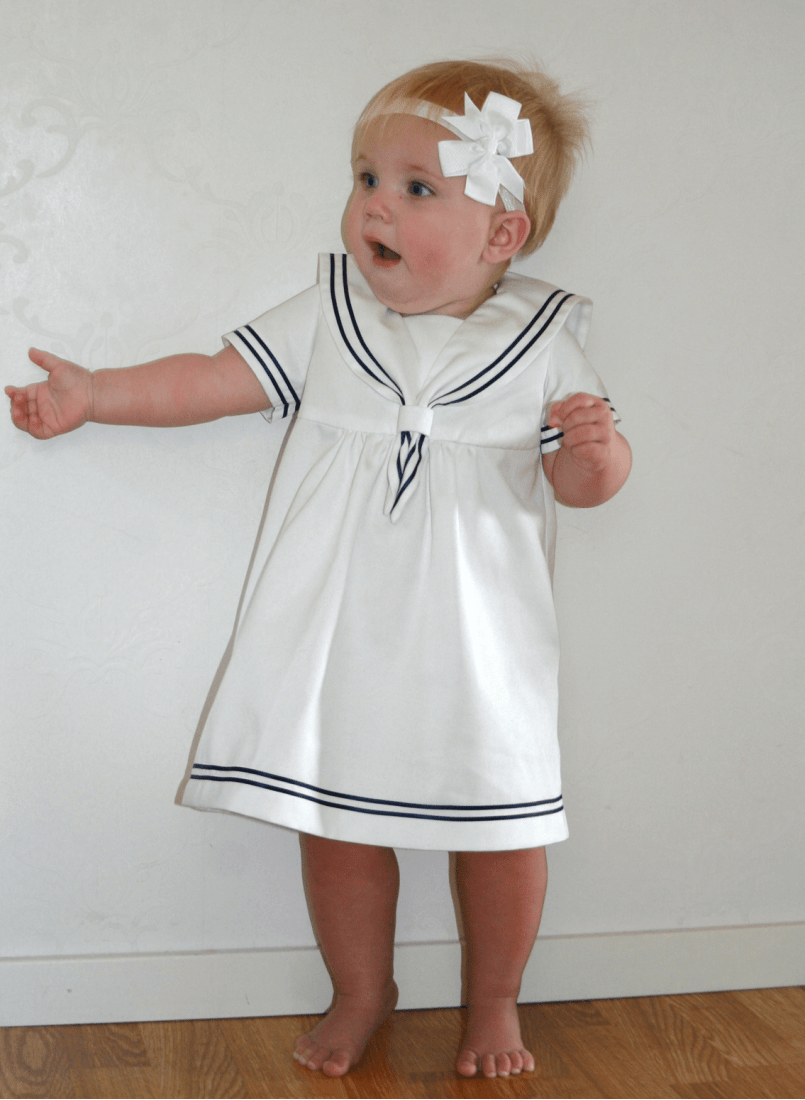Special occasions dress for baby girls in sailor dress model - Grace of Sweden