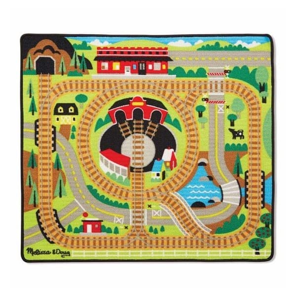 Around the Rails Train Rug-junamatto