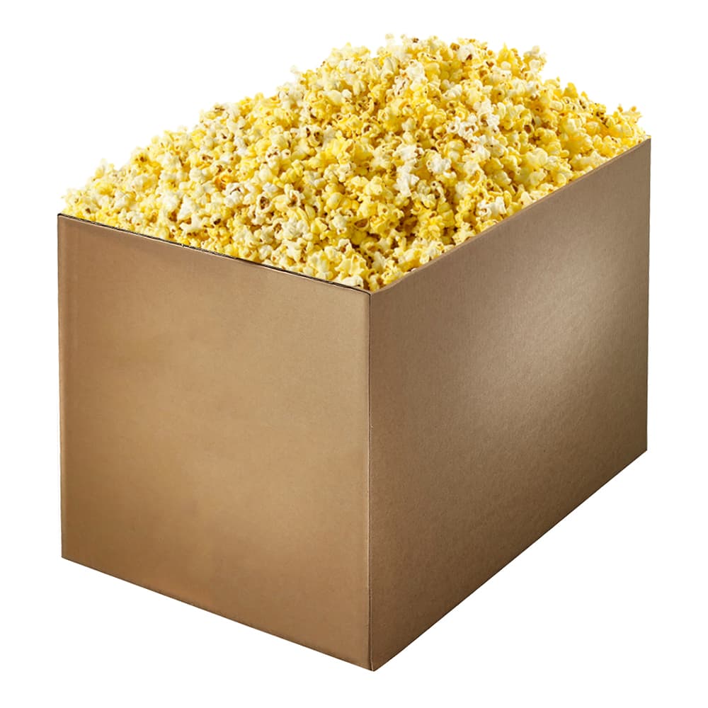 Salte Popcorn i Flyttekasse
