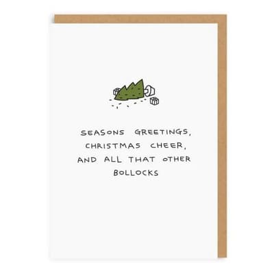 Ohh Deer Säsongshälsningar och allt det Bollocks julkortet