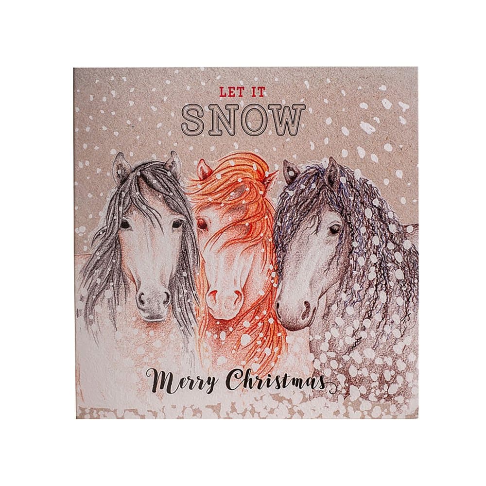 Deckled Edge Christmas Card