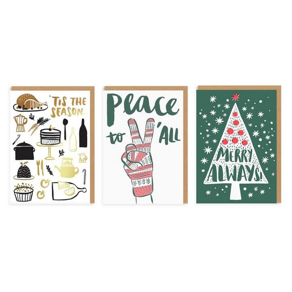 Ohh Deer Merry Always Christmas Cards (Pack Of 6)