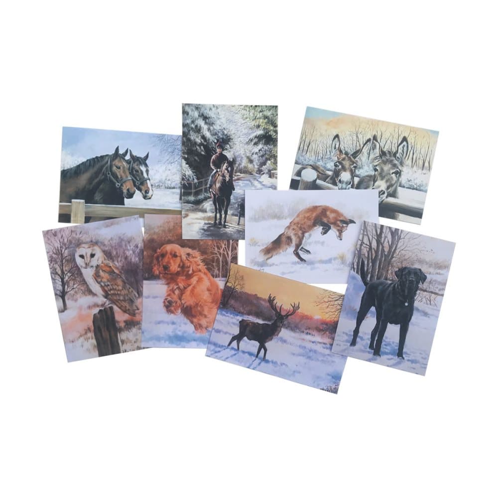Caroline Cook Winter Greetings Cards (Set of 16)