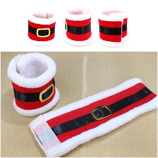 Servetthållare tomte / jul 4-pack