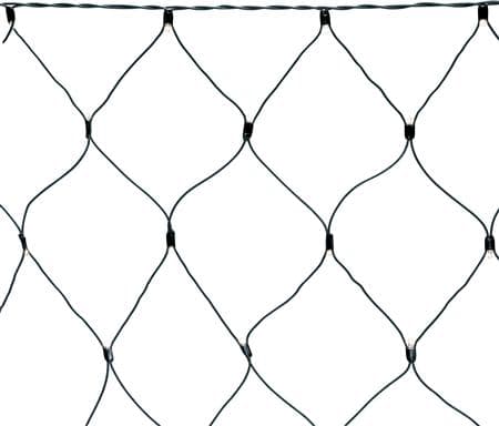 Chrissline Pro LED kegle-net, 300x195 cm med 200 lys, inkl. 1,5 meter startkabel