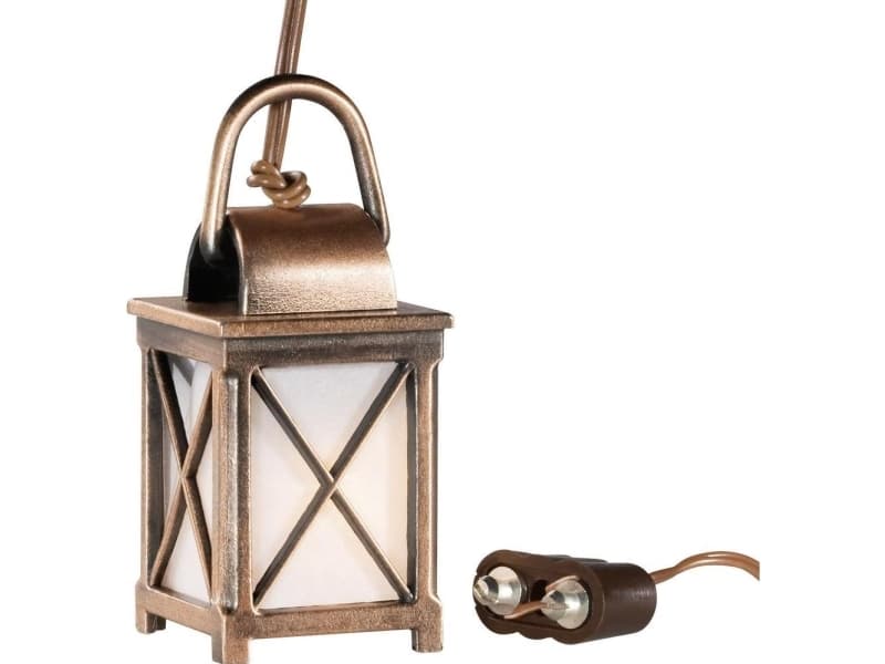 Kahlert Licht 20633 Krybbelampe 3.5 V Med belysning, Bruneret