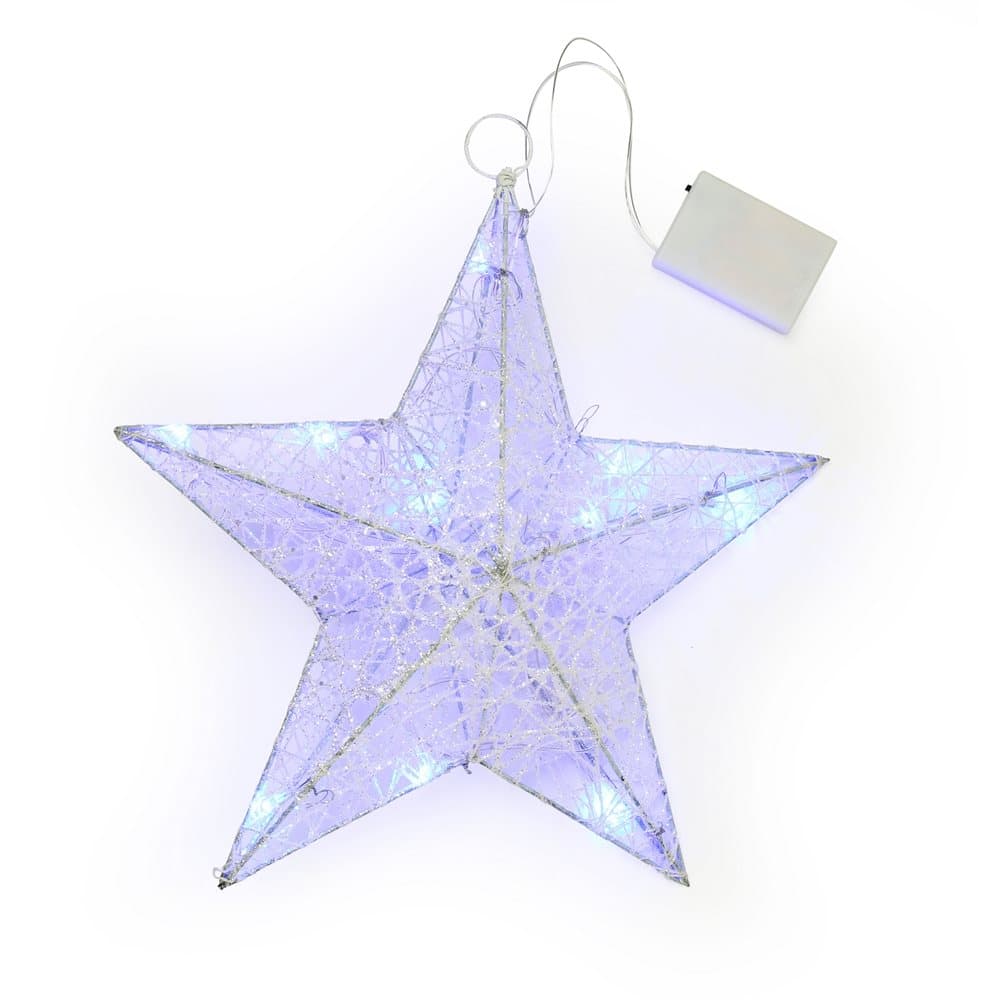 Christmas Shop White Star Light Decoration