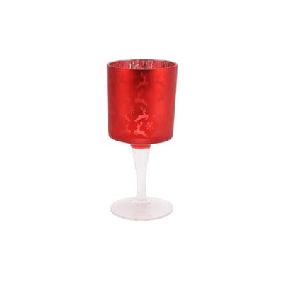 CGB Giftware Christmas Red Reindeer Pedestal Tea Light Holder