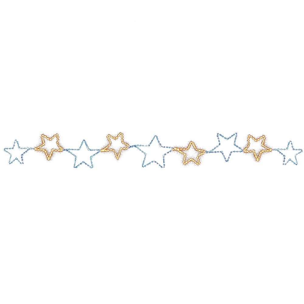 Christmas Shop Light Up Star Chain Decoration