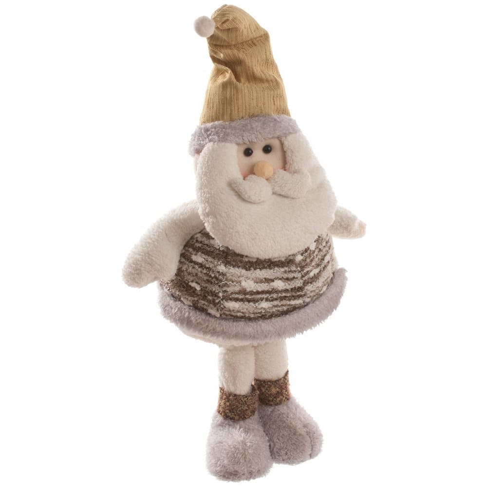 Christmas Shop Fat Santa/Snowman Plush Decoration